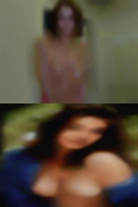 Curvaceous hairy naked females.